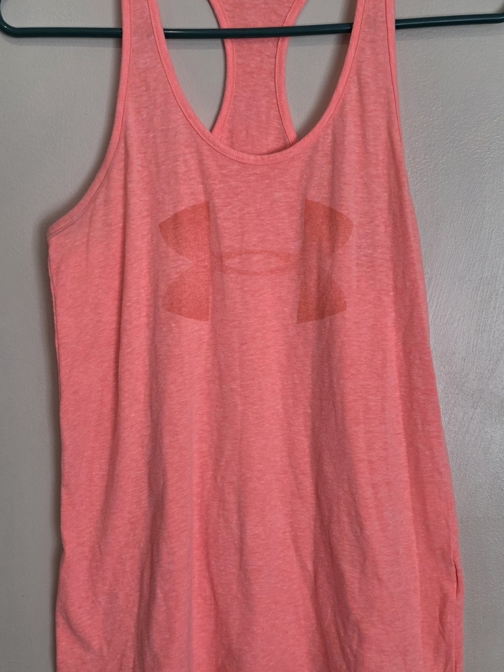 Under Armour Coral Pink Racerback Tank Top